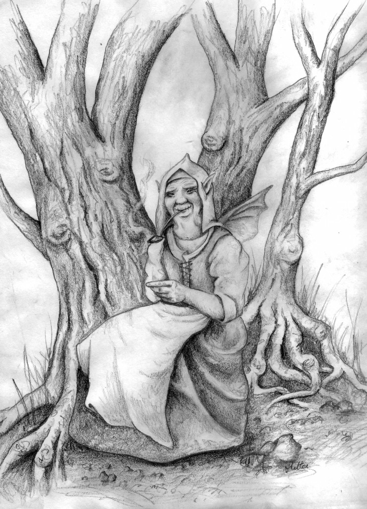 Churnmilk Peg faery sketch